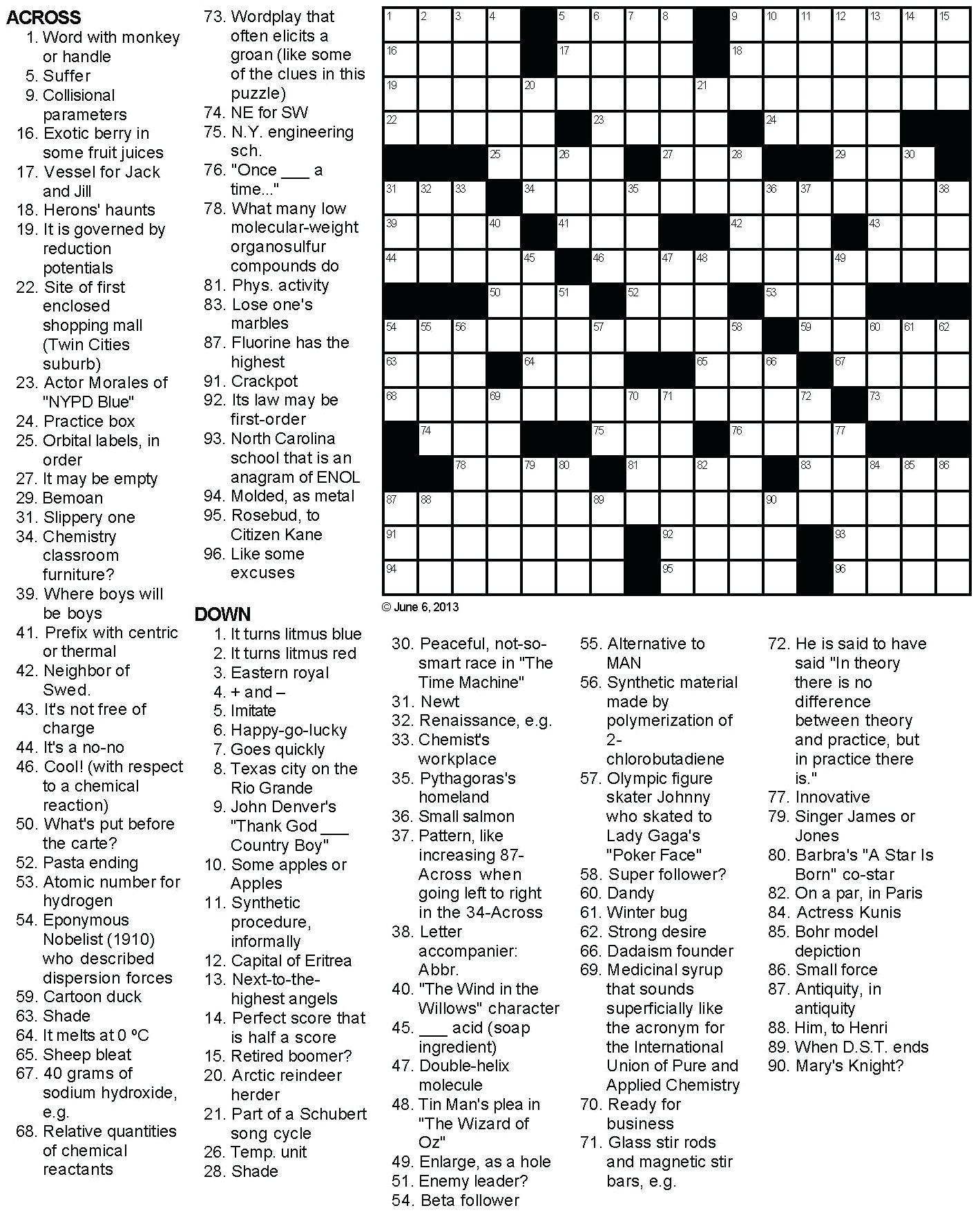 Crossword Puzzles For Middle Schoolers – Janiematson.club - Printable Crossword Puzzles Middle School