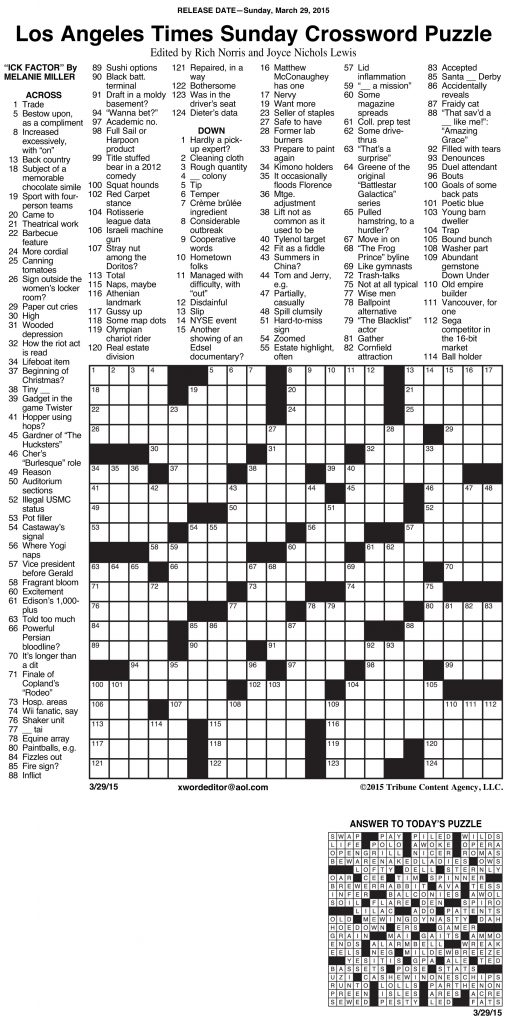 Crosswords Archives Tribune Content Agency Printable Commuter