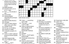 Crosswords: Classic Board Games - Printable Crossword Puzzle Ny Times