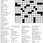 Crosswords Crossword Puzzle Printable For ~ Themarketonholly   Free   Printable Word Crossword