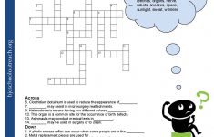 Crosswords Crossword Puzzle Worksheets For Middle School Biology Fun - Printable Crossword Puzzles With Word Bank
