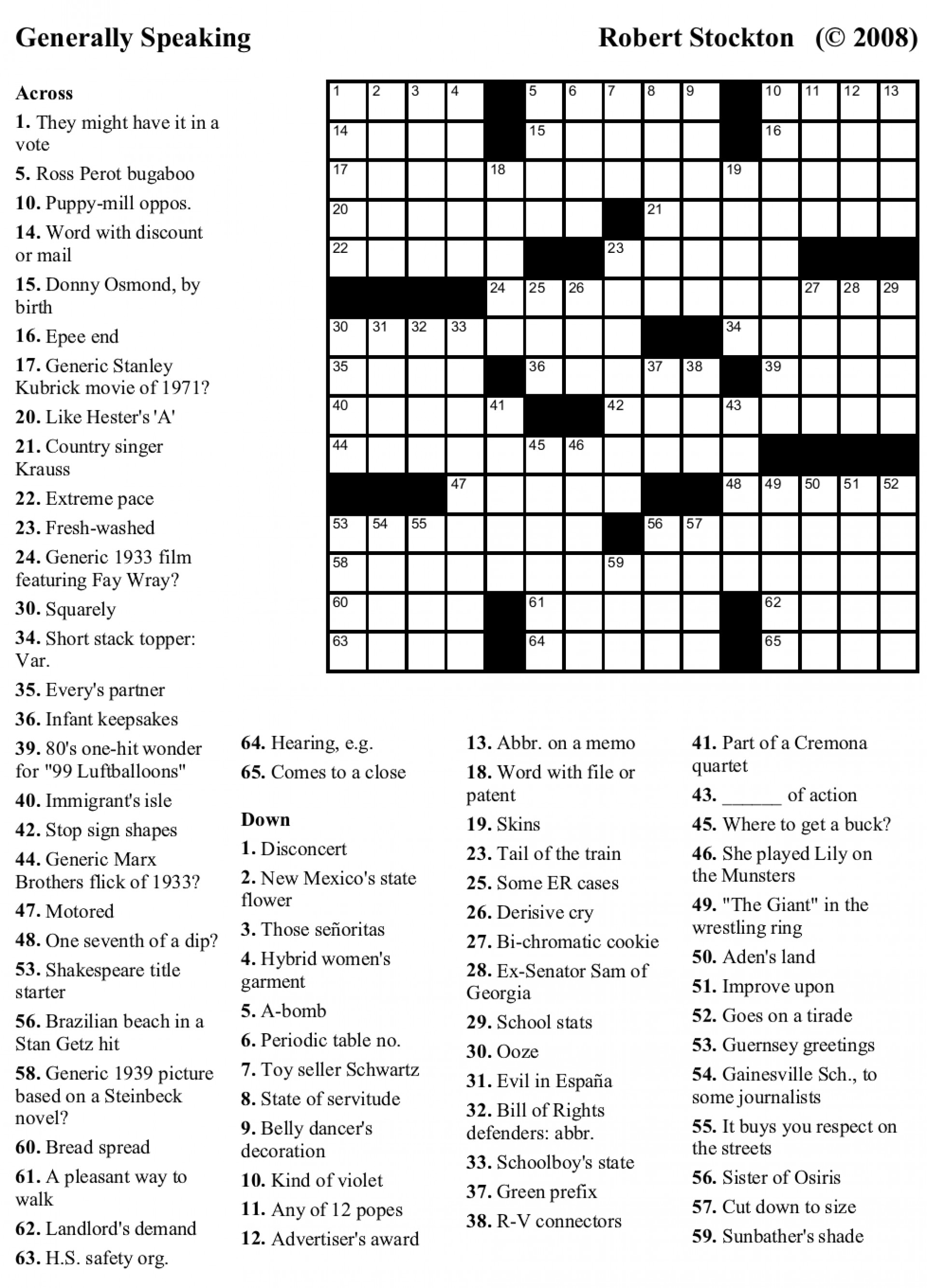 Crosswords Crossword Puzzles Printable Free Usa Today - Printable Usa Crossword Puzzles