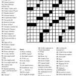 Crosswords Onlyagame Large Printable Crossword Puzzle   Free Printable Crossword Puzzle Template