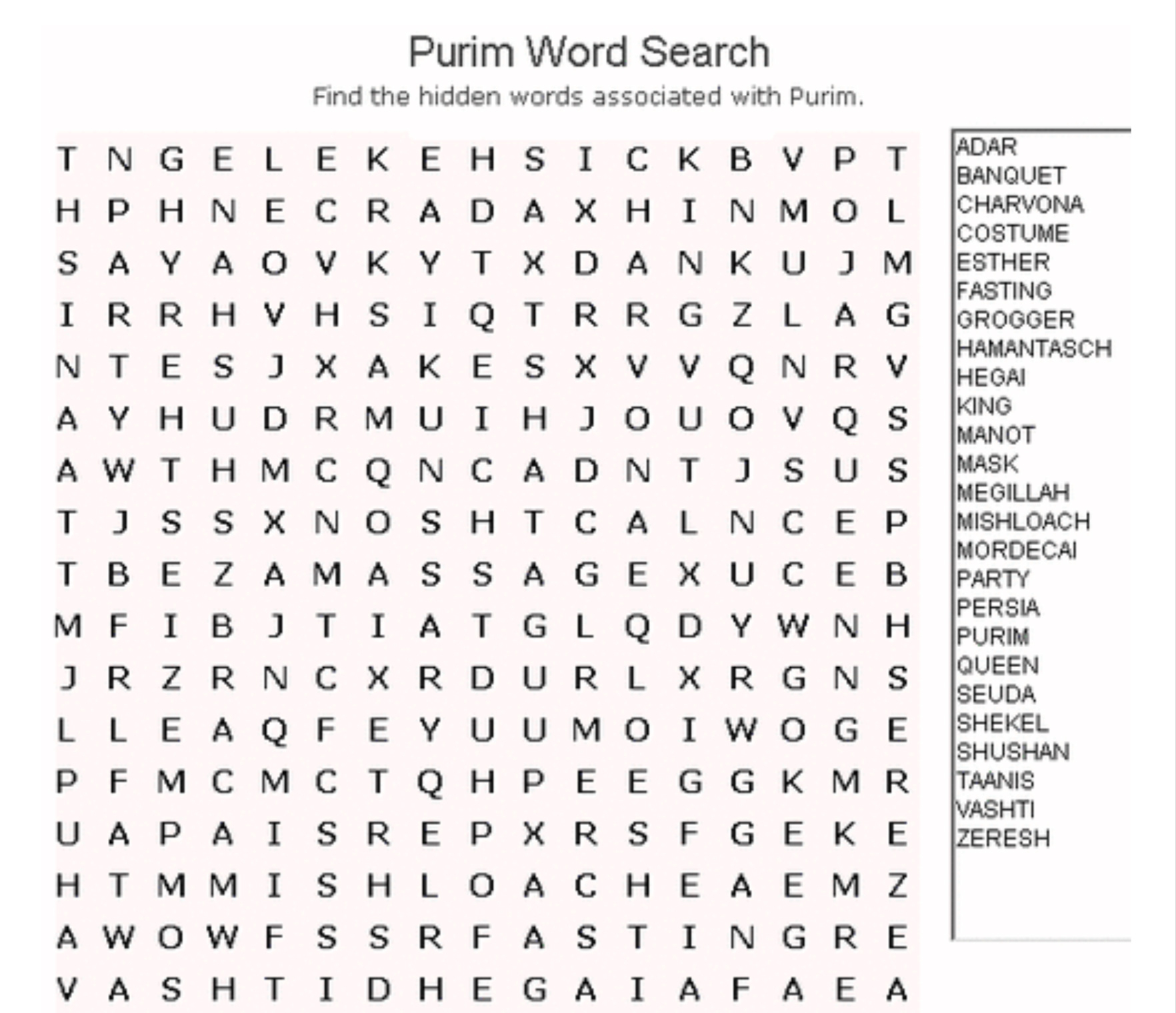 Crosswords Purim Printable Word Search Puzzle Crossword Puzzles - Printable Crossword Word Search Puzzles