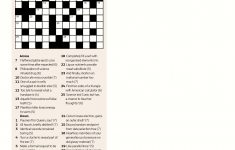 Cryptic Crossword #07 | New Scientist - Printable Crossword Puzzles Globe And Mail