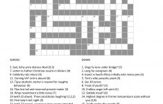 Cryptic Crossword Primer For Christmas – The Dreams Of Gerontius - Printable Cryptic Crossword