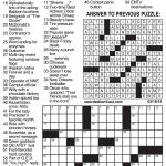 Daily Crossword Puzzle Printable – Jowo   Free Daily Printable   Daily Crossword Puzzle Printable