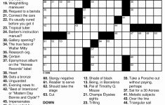 Daily Crossword Puzzle Printable – Rtrs.online - Medium Difficulty Printable Crossword Puzzles