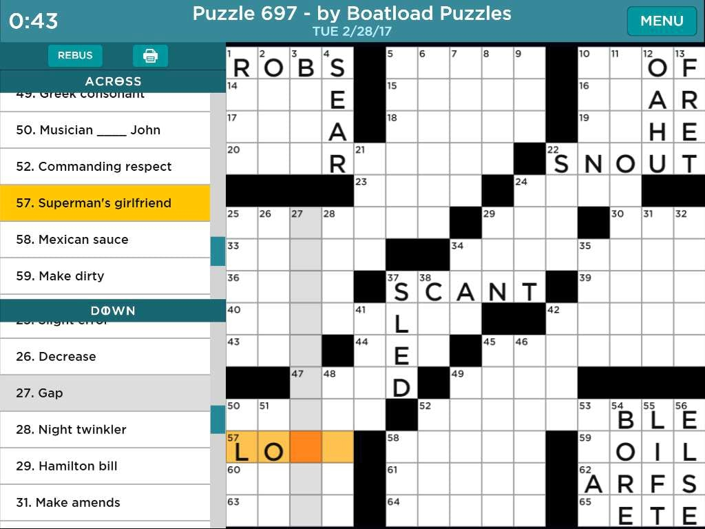 Printable Universal Crossword Puzzle Today Theologicalhotspot
