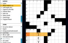 Daily Quick Crossword Puzzles For You To Play Now! - Daily Quick Crossword Printable Version