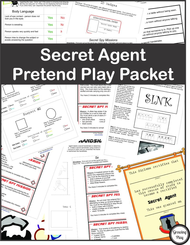 Detective Puzzle For Kids - Free Printable - Growing Play - Printable Detective Puzzles