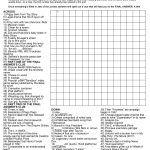 Diagramless Crossword Puzzles   Printable Diagramless Crossword Puzzles