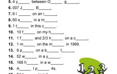 Diltoids- Number/letter Puzzles Worksheet - Free Esl Printable - Printable Ditloid Puzzles