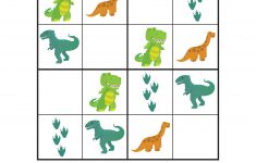 Dinosaur Sudoku Puzzles {Free Printables} | Sudoku | Sudoku Puzzles - Printable Dinosaur Puzzle