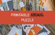 Diy Kids Animal Puzzle Printable - Children Reception Activity - Fun - Printable Animal Puzzle