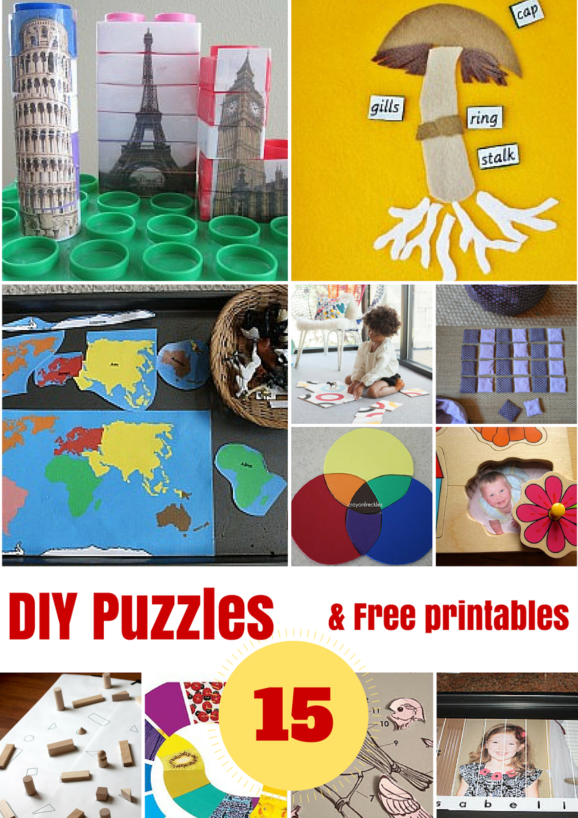 Diy Puzzles And Free Printables - Montessori Nature - Unique Printable Puzzles