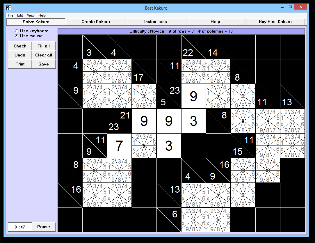 Download Best Kakuro 4.0 - Printable Kakuro Puzzles Hard