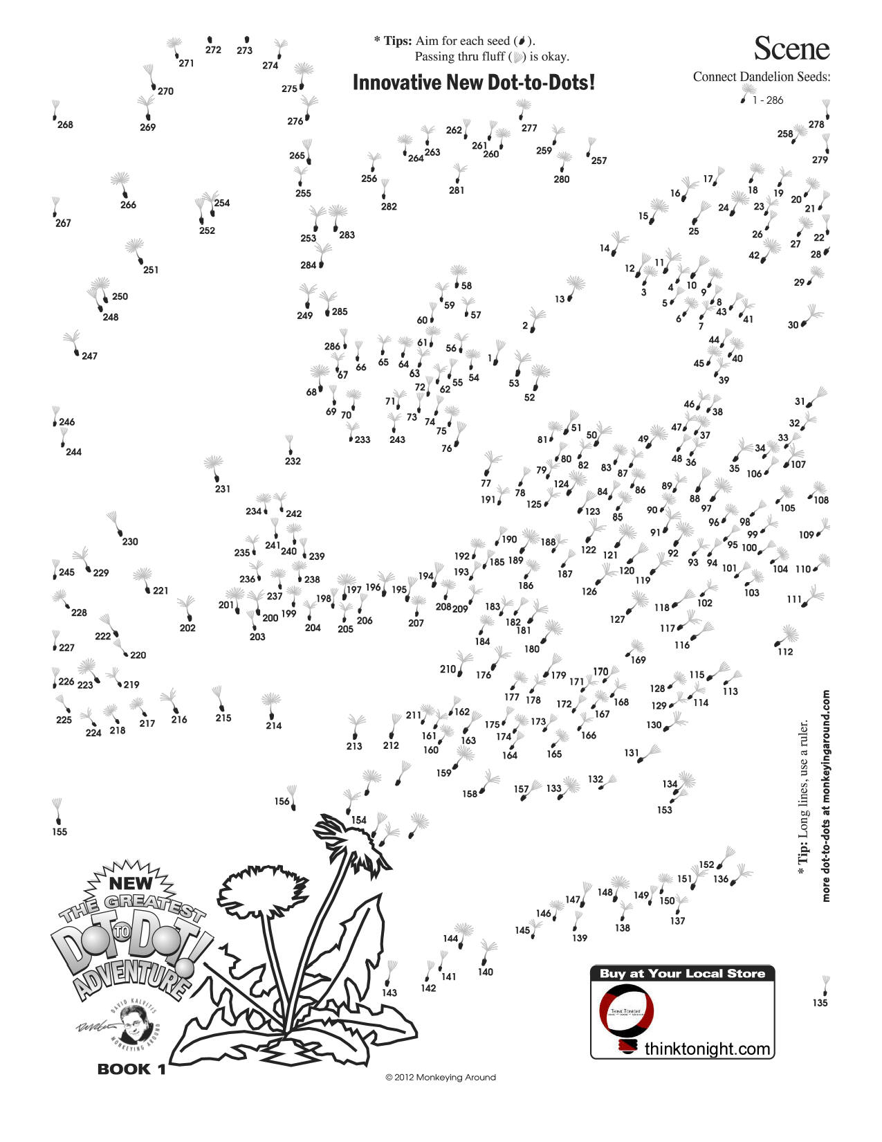 Downloadable Dot-To-Dot Puzzles - Printable Puzzle Booklet