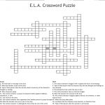 E.l.a. Crossword Puzzle Crossword   Wordmint   Crossword Printable 7Th Grade