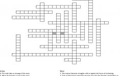 E.l.a. Crossword Puzzle Crossword - Wordmint - Printable Ela Puzzles