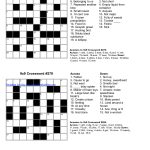√ Printable English Crossword Puzzles With Answers   Printable English Crossword Puzzles With Answers