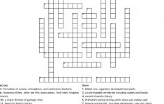 Earth History Crossword - Wordmint - Printable History Crossword Puzzle