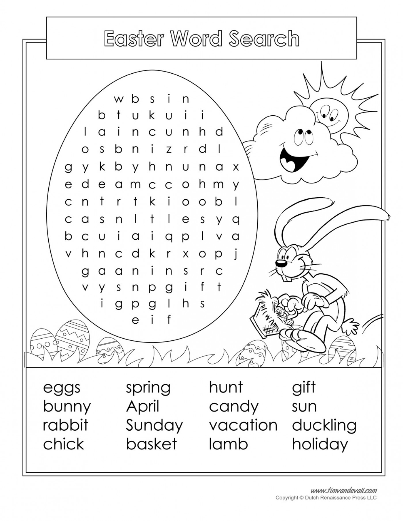 Easter Crossword Puzzle Printable Crosswords Free Word - Free - Printable Crossword Spring