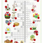 Easter Crossword Puzzle Worksheet   Free Esl Printable Worksheets   Printable Crossword Easter