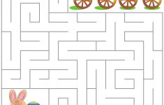 Easter Maze Puzzle | Free Printable Puzzle Games - Printable Labyrinth Puzzles