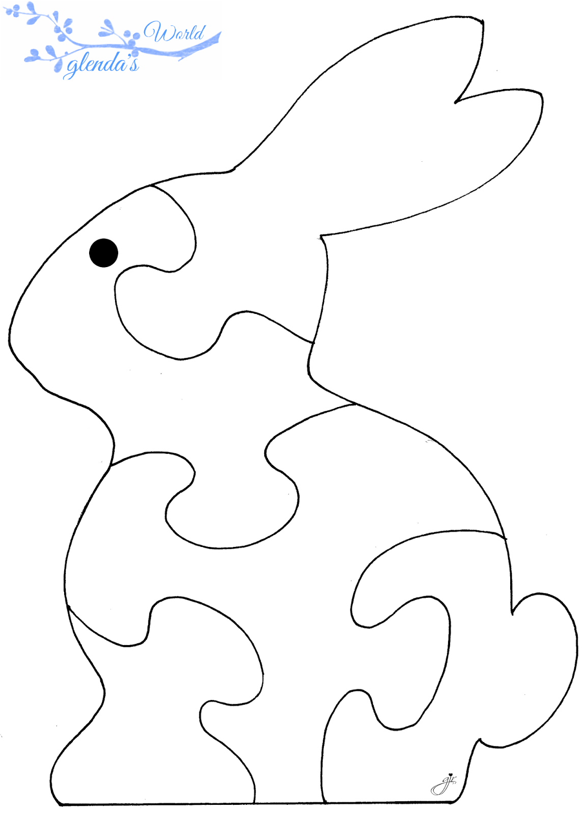 Easter Puzzle Cards | Crafts For Kids | Easter Puzzles, Easter - Printable Bunny Puzzle