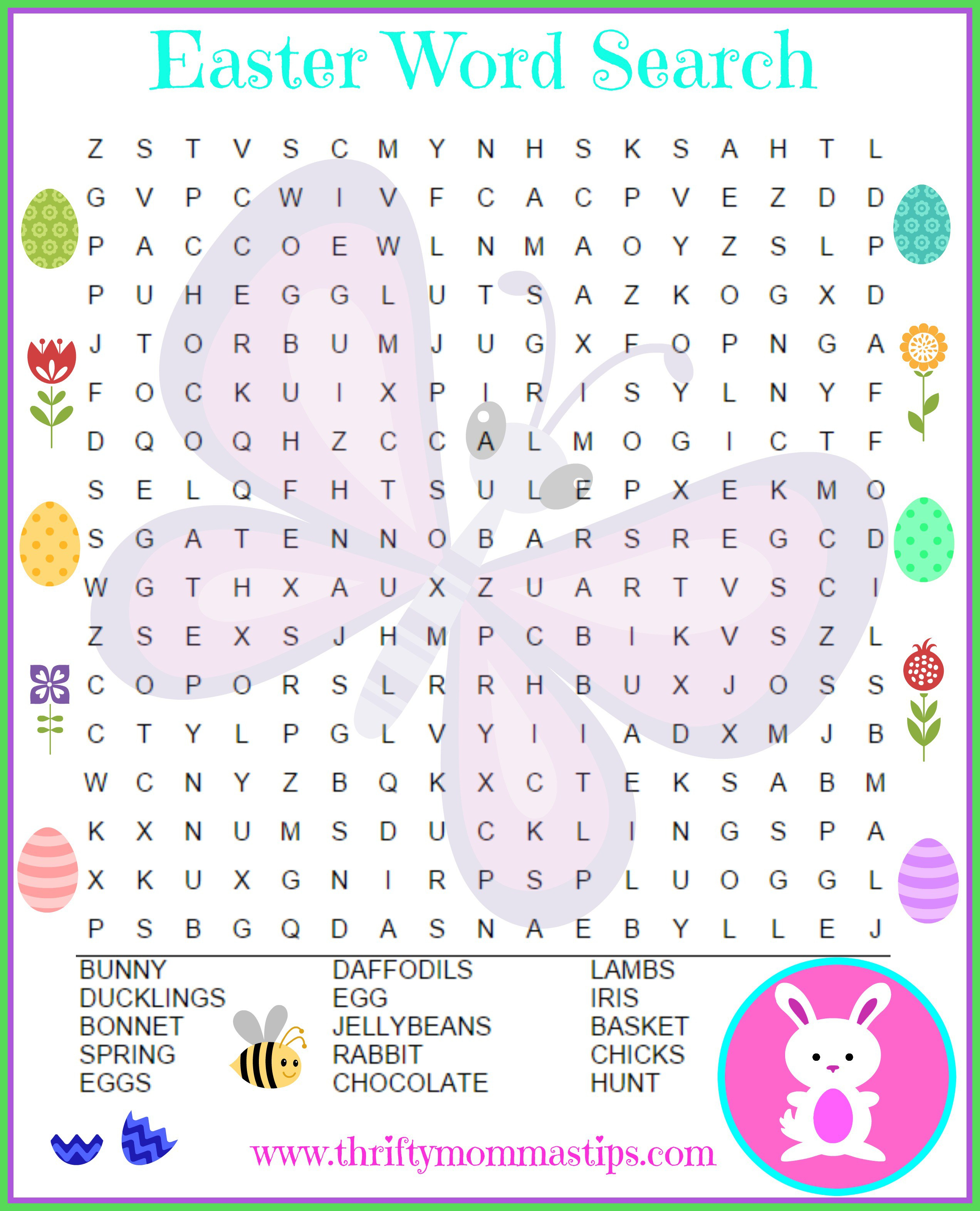 Printable Easter Crossword Puzzles For Adults Printable Crossword Puzzles