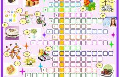 Easter:crossword Puzzle. Esl Worksheet Of The Day - Easter Crossword Puzzle Printable Worksheets