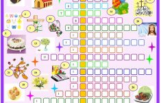 Easter:crossword Puzzle With Key Worksheet - Free Esl Printable - Printable Easter Puzzles