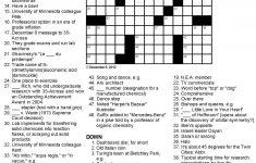 Easy Celebrity Crossword Puzzles Printable - Free Printable Universal Crossword
