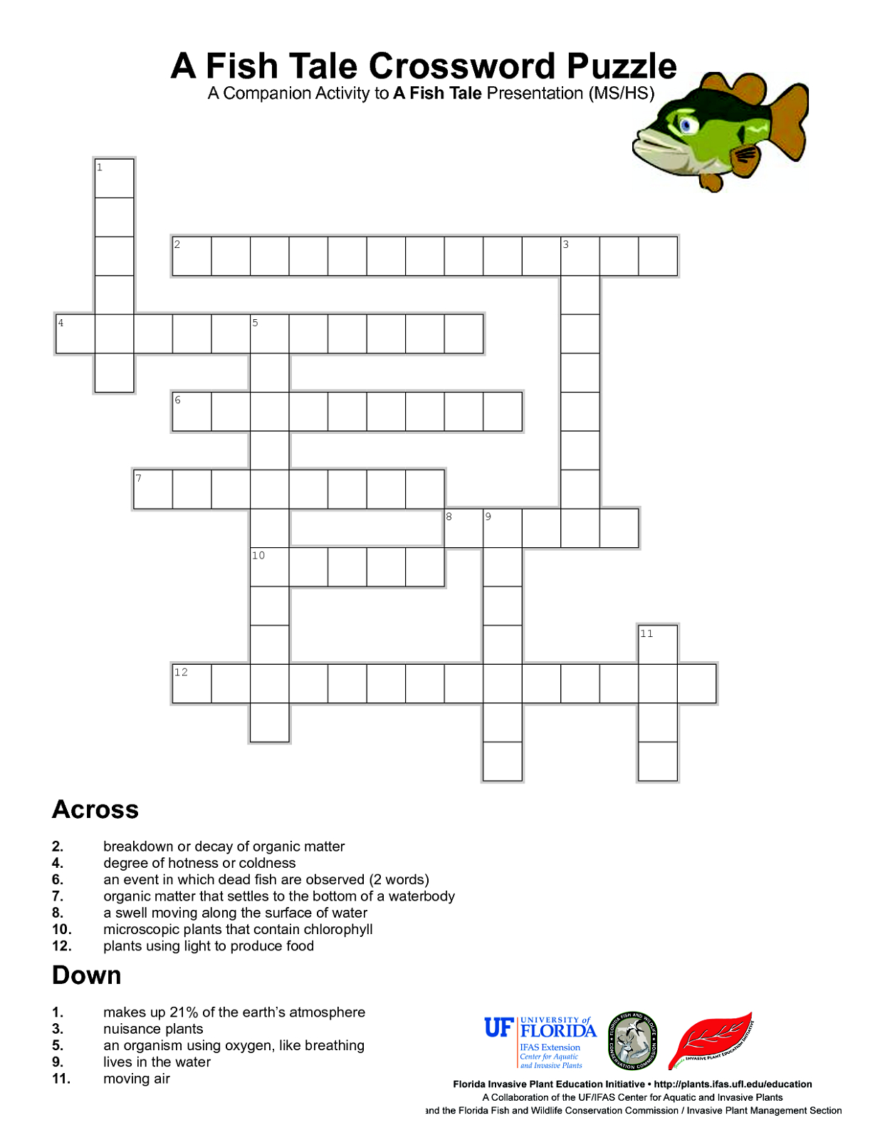 Easy Crossword Puzzles For Kids | Kiddo Shelter - Wildlife Crossword Puzzle Printable