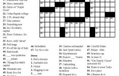 Easy Crossword Puzzles For Senior Activity | Kiddo Shelter - Printable Crossword Puzzles For Elderly
