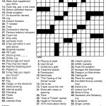 Easy Crossword Puzzles For Seniors | Activity Shelter   Printable Brain Puzzles For Senior Citizens