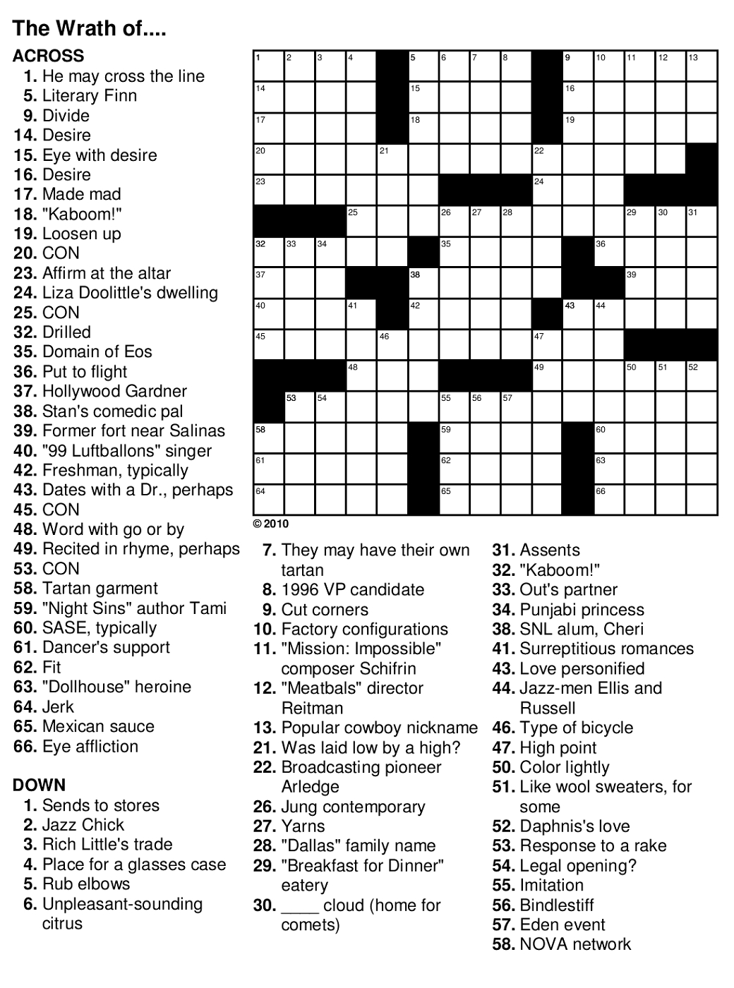 Easy Crossword Puzzles For Seniors | Activity Shelter - Printable Brain Puzzles For Senior Citizens