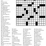Easy Printable Crossword Puzzles | "aacabythã" | Free Printable   Free Large Print Crossword Puzzles Online