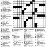 Easy Printable Crossword Puzzles   Beepmunk   Free Printable Crossword Puzzles October 2017