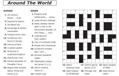 Easy Printable Crossword Puzzles | Elder Care &amp; Dementia Care - Printable Crossword Puzzles English