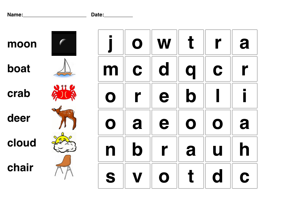 Easy Printable Word Searches With Pictures! Lots Of Other Free - Printable Puzzle Games