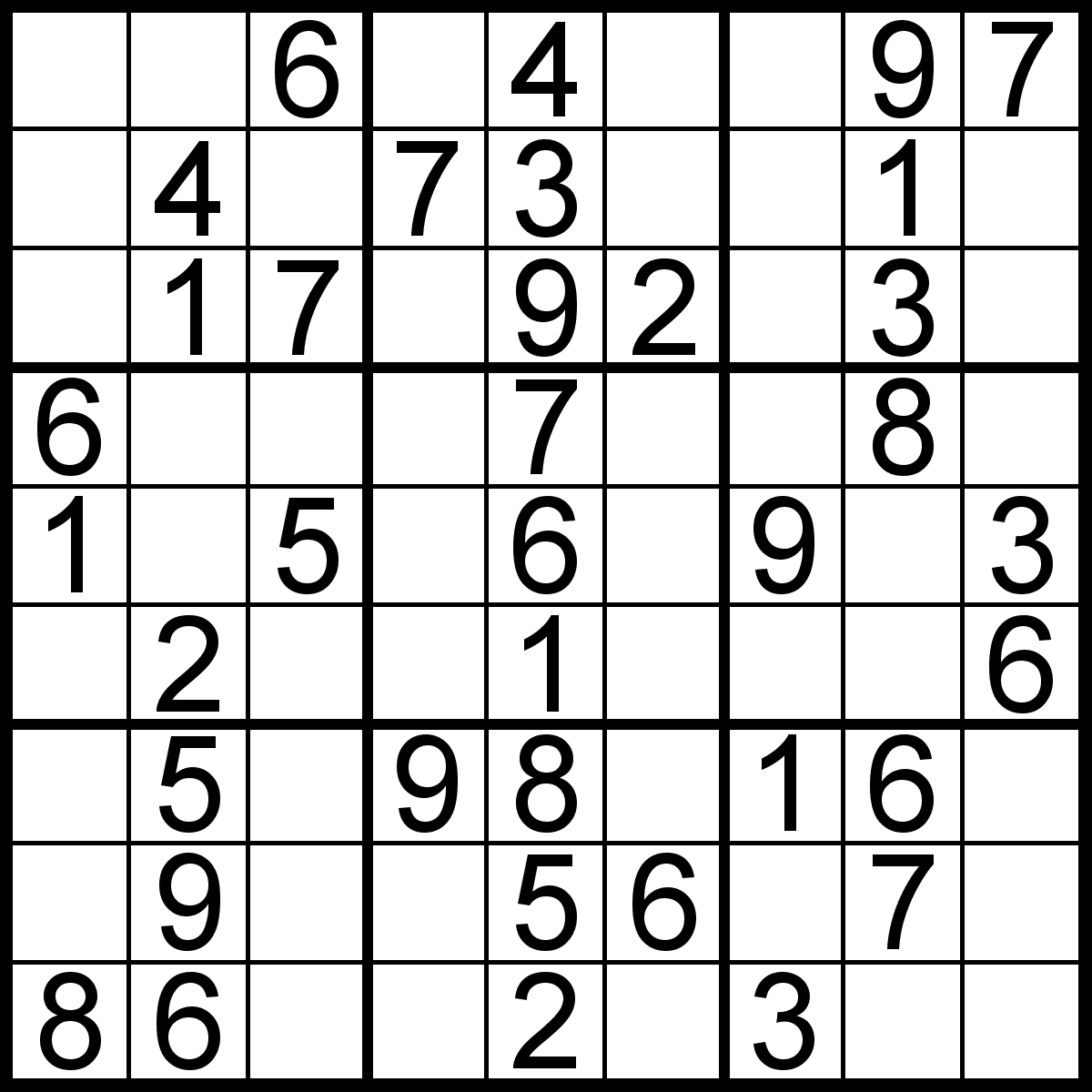 Easy Sudoku Puzzles Printable (96+ Images In Collection) Page 1 - Printable Sudoku Puzzles 99
