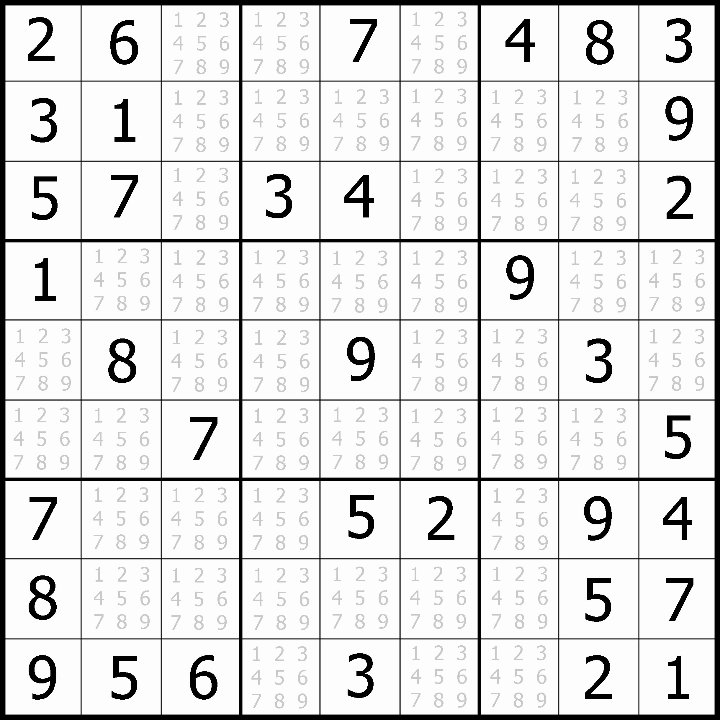 medium free printable sudoku puzzles