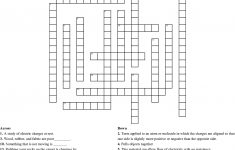 Electrostatics Vocab Quiz Crossword - Wordmint - Printable Vocabulary Quiz Crossword Puzzle