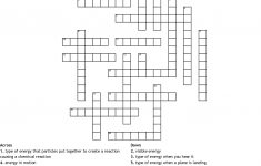 Energy Crossword Puzzle Crossword - Wordmint - Printable Energy Puzzle