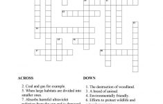 Environmental Crossword Worksheet - Free Esl Printable Worksheets - Printable Crosswords Grade 6