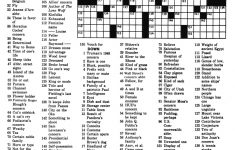 Eugene Sheffer Crossword Puzzle Printable - Printable 360 Degree - Printable Crossword Puzzles By Eugene Sheffer
