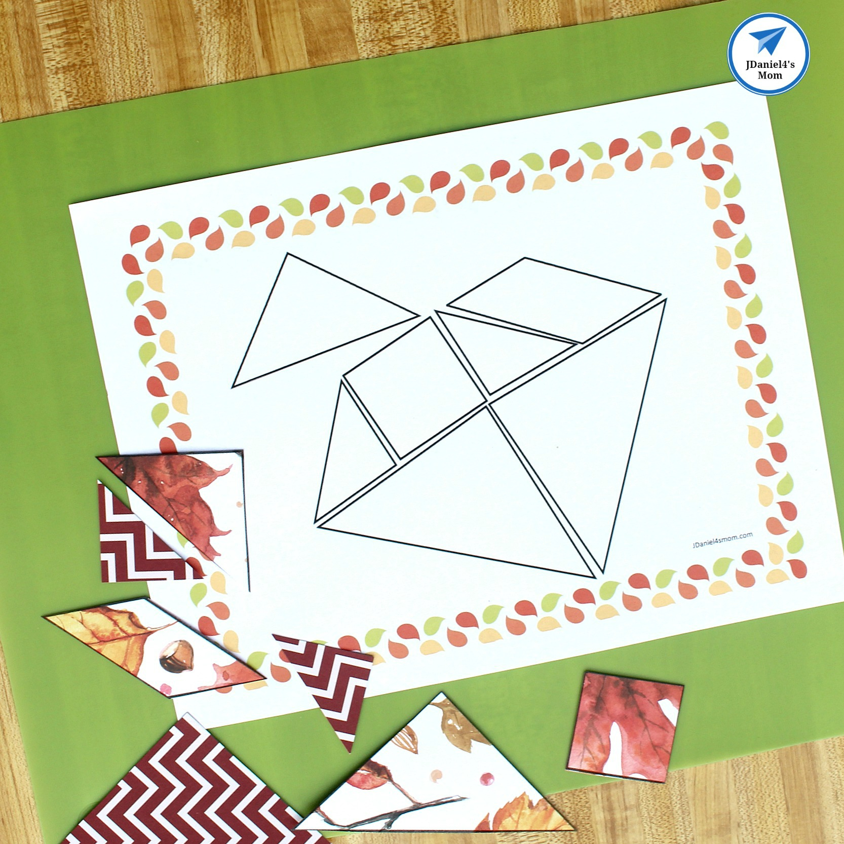 Fall-Themed Printable Tangram Puzzles - Jdaniel4S Mom - Printable Tangram Puzzles