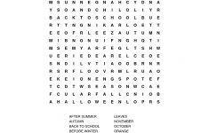 Fall Word Search - Best Coloring Pages For Kids - Printable Autumn Puzzles